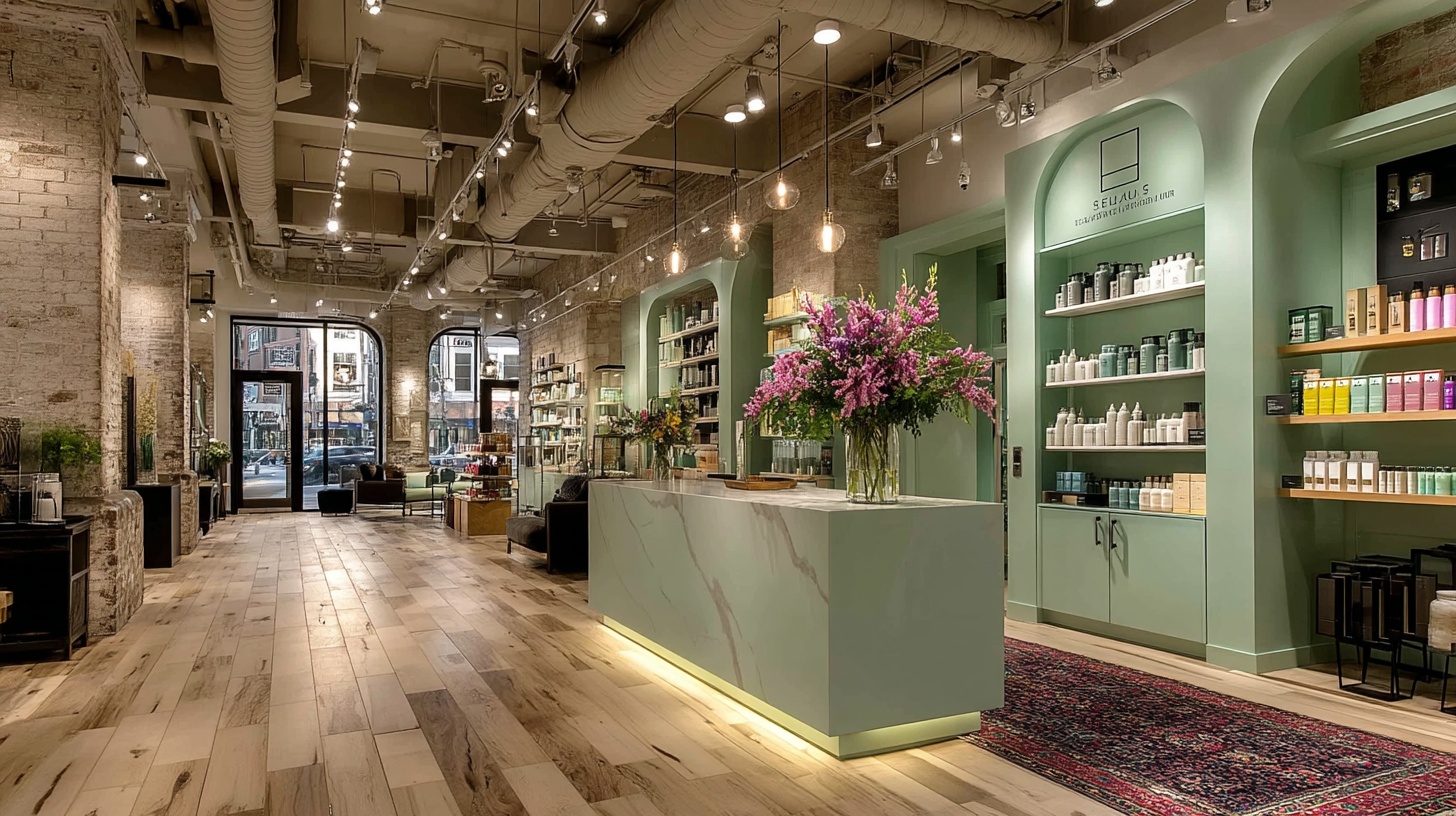 Товары в салоне красоты